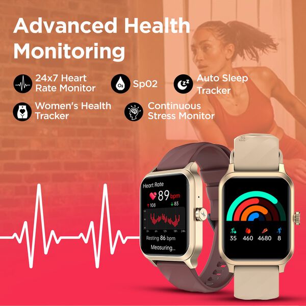 Fastrack Revoltt FS1 Smart Watch 1.85'' UltraVU Display Blazing Fast UI Working Crown AI Voice Assistant - image number 5