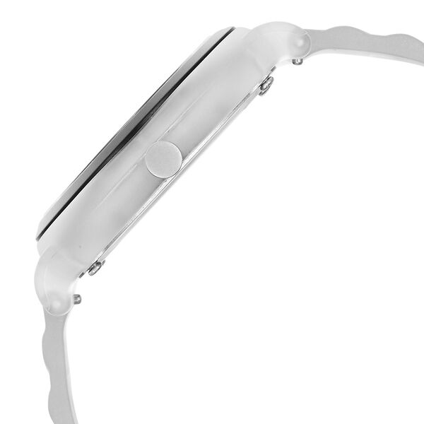 Fastrack Bare Quartz Analog Skeleton Unisex Watch With Anthracite Dial And Translucent Plastic Strap - image number 4