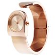 Vyb Striker By Fastrack Quartz Analog Rose Gold Dial Rose Gold Metal Strap Watch For Girls - image number 2