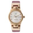 Fastrack Quartz Analog Purple Dial Leather Strap Watch for Girls