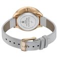 Fastrack Stunners Multifunction Rose Gold Dial White Leather Strap Watch For Girls - image number 4