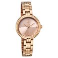 Fastrack Stunners Quartz Analog Pink Dial Rose Gold Stainless Steel Strap Watch For Girls - image number 1