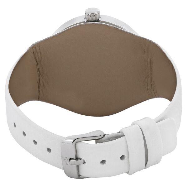 Fastrack Quartz Analog White Dial Leather Strap Watch for Girls - image number 3