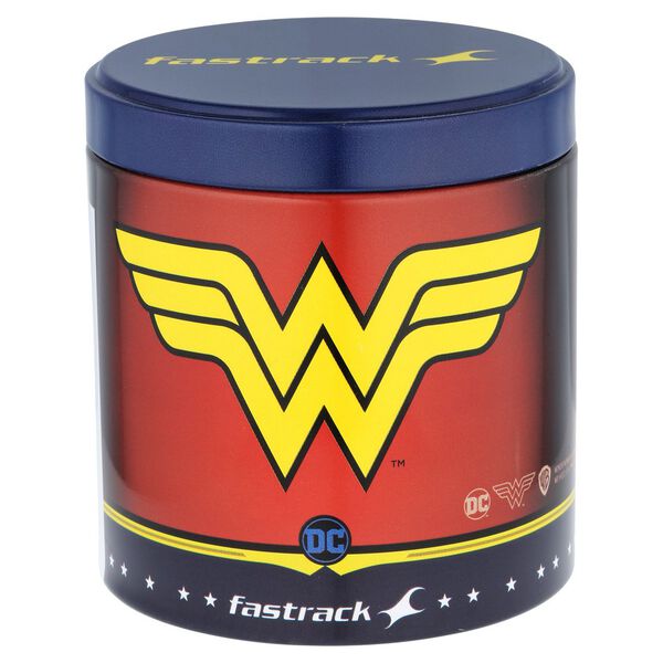 Fastrack Wonder Woman Quartz Analog Black Dial Leather Strap Watch for Girls - image number 6