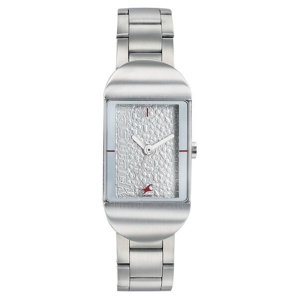 Fastrack Go Skate Quartz Analog Silver Dial Stainless Steel Strap Watch for Girls - image number 1