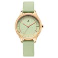 Fastrack Stunners Quartz Analog Pink Dial Silver Metal Strap Watch For Girls