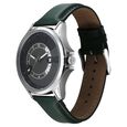 Fastrack Groove Quartz Analog with Date Grey Dial Green Leather Strap Watch For Guys - image number 4