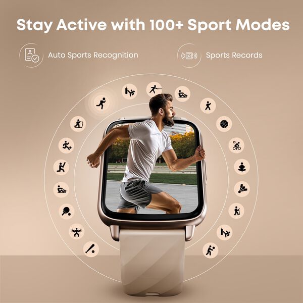 Fastrack Jupiter S1 Smartwatch comes with 4.64 cm TFT Display with 240*284 Pixel Resolution, AI Voice Assistant, IP68 - image number 3