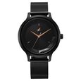 Fastrack Fleek Quartz Analog Black Dial Stainless Steel Strap Watch For Girls