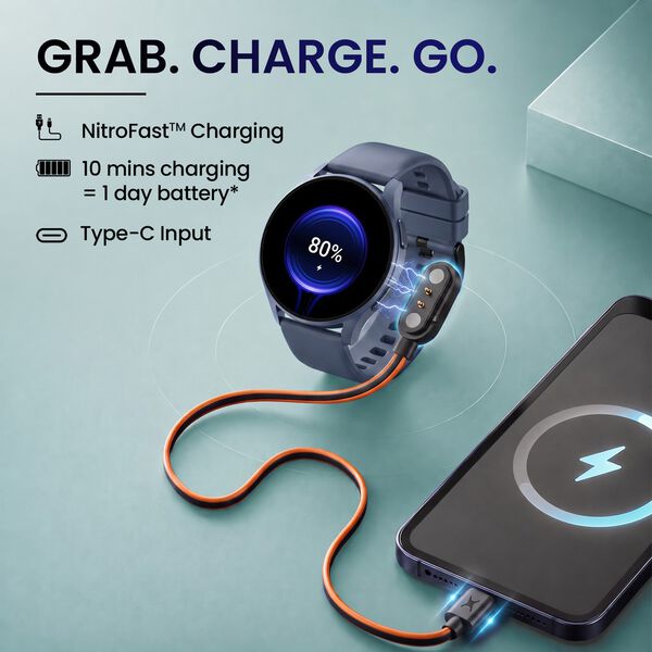 Fastrack Smart Revoltt XR1 Pro Smartwatch with 3.63 cm AMOLED Display BT Calling & Health Tracking - image number 3