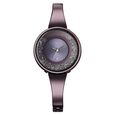 Fastrack Vyb Diva Quartz Analog Rose Gold Dial Rose Gold Metal Strap Watch For Women