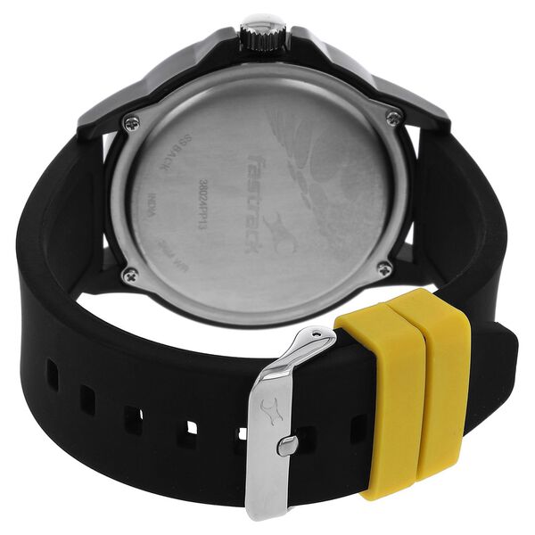 Fastrack Quartz Analog Black Dial Plastic Strap Watch for Unisex - image number 3