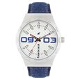 Fastrack Denim Quartz Analog White Dial Denim Strap Watch for Guys - image number 0