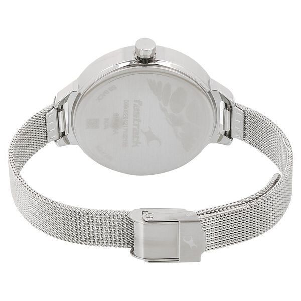 Fastrack Varsity Quartz Analog Black Dial Stainless Steel Strap Watch for Girls - image number 3
