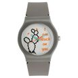 Fastrack Valentine Quartz Analog White Dial Silicone Strap Unisex Watch