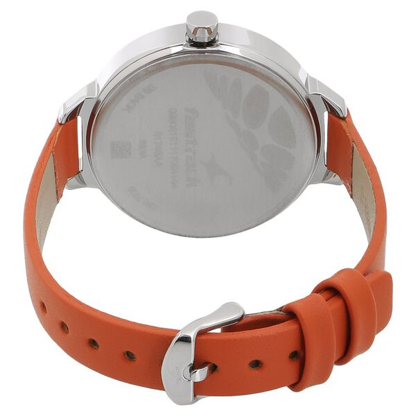 Fastrack Varsity Quartz Analog Green Dial Leather Strap Watch for Girls - image number 3