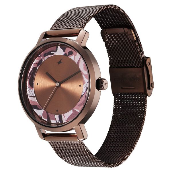 Fastrack Urban Camo Brown Dial Watch for Girls - image number 2
