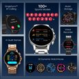 Fastrack Marvellous FX2 Unisex Smart Watch With Grey Metal Strap - image number 5