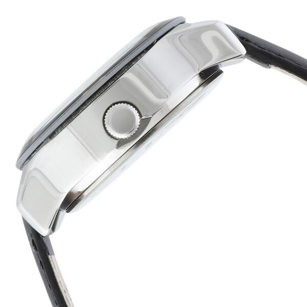 Fastrack Monochrome Quartz Multifunction Black Dial Leather Strap Watch for Girls - image number 2