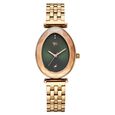 Vyb Prodigy By Fastrack Quartz Analog Green Dial Rose Gold Stainless Steel Strap Watch For Girls - image number 1