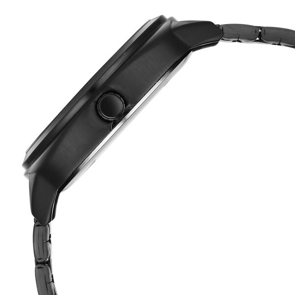 Fastrack Stunners Quartz Analog Black Dial Black Stainless Steel Strap Watch For Guys - image number 4
