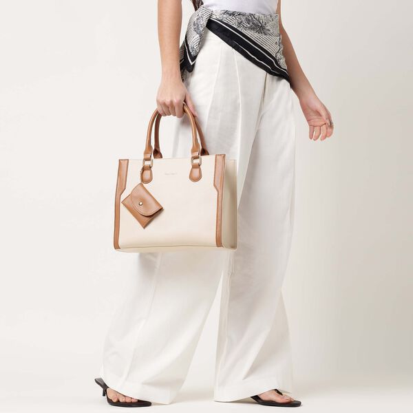 Ivory edge satchel - image number 0