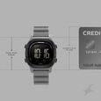 Fastrack StreetStyle Unisex Gunmetal Grey Digital Watch - image number 3