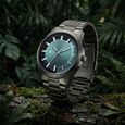 Fastrack Wild Quartz Analog Green Dial Gun Metal Strap Watch For Guys - image number 1