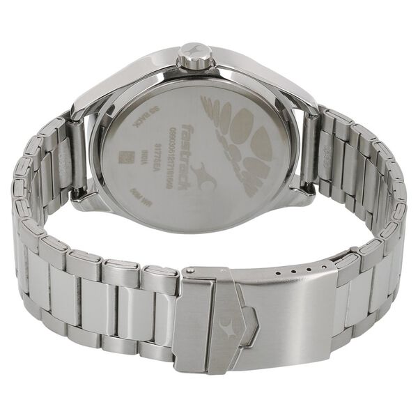 Fastrack Varsity Quartz Analog Black Dial Stainless Steel Strap Watch for Guys - image number 3