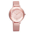 Fastrack Vyb Aurora Quartz Analog Rose Gold Dial Stainless Steel Strap Watch for Girls - image number 1