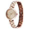 Fastrack Stunners Quartz Analog Beige Dial Rose Gold Stainless Steel Strap Watch For Girls - image number 2