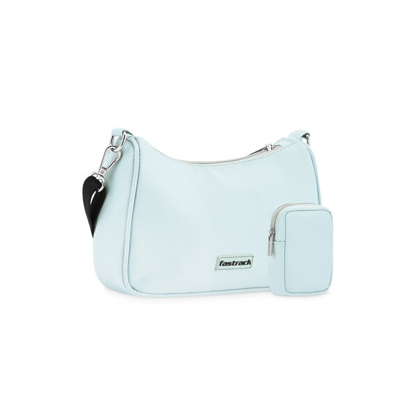 Fastrack Silver Grey Crossbody Sling Bag for Girls - image number 3