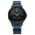 Fastrack Fleek Quartz Multifunction Green Dial Leather Strap Watch for Guys