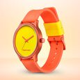 Fastrack Topicals Quartz Analog Yellow Dial Silicone Strap Unisex Watch - image number 2