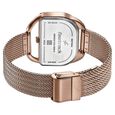 Fastrack Style Up Quartz Analog Silver Dial Rose Gold Stainless Steel Strap Watch For Girls - image number 4
