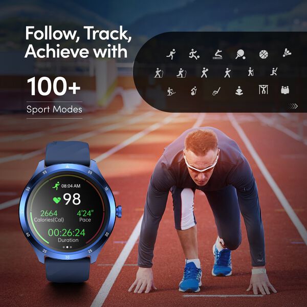 Fastrack Jupiter R2 Smartwatch comes with 3.50 cm Ultra VU TFT Display with 240*240 Pixel Resolution, AI Voice Assistant - image number 6