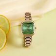 Fastrack Vyb Manifester Quartz Analog Green Dial Metal Strap Watch For Girls - image number 0