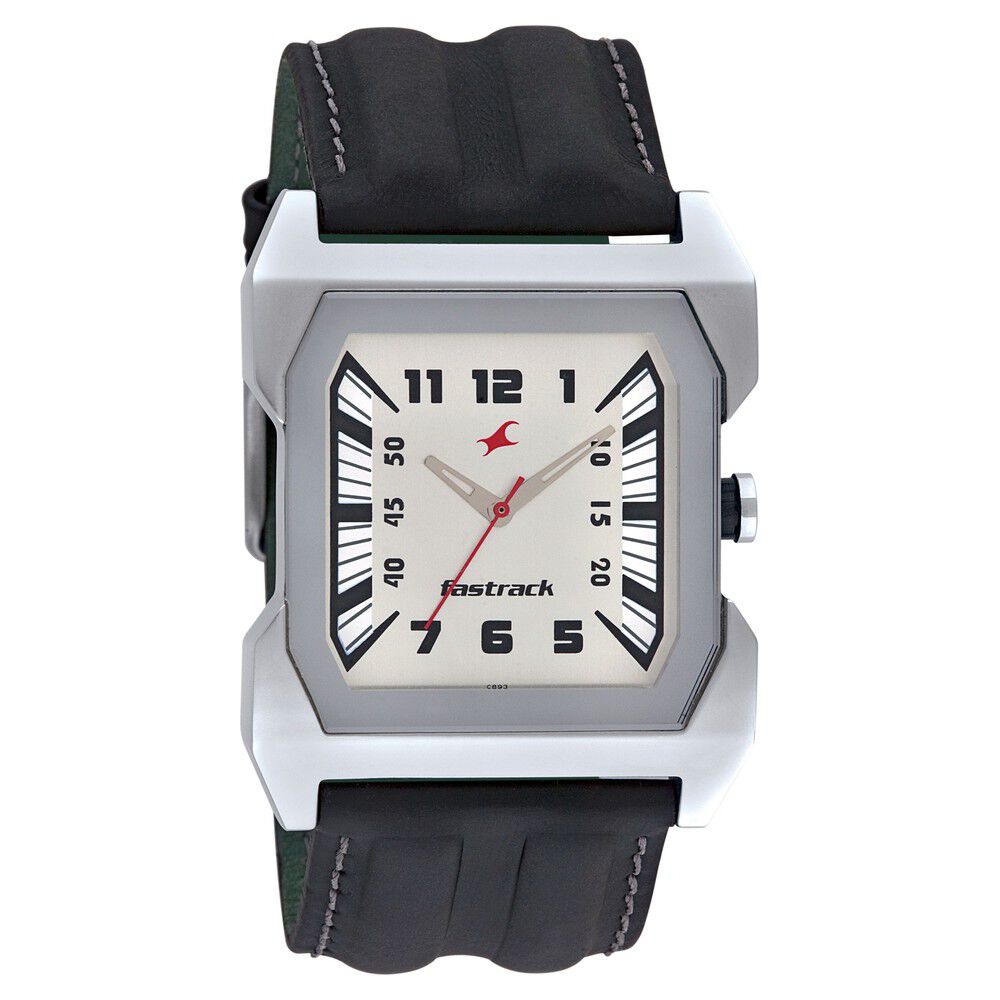 Fastrack silver analog watch price deals