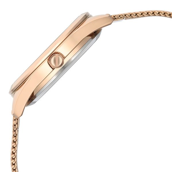 Fastrack Vyb Runway Quartz Analog Rose Gold Dial Stainless Steel Strap Watch For Girls - image number 4