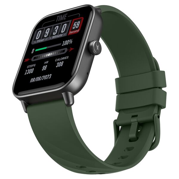 Fastrack Rider with 4.64 cm TFT LCD Display, SingleSync BT Calling Unisex Smart Watch with Green Strap - image number 3