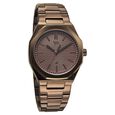 Vyb Challenger By Fastrack Quartz Analog Brown Dial Brown Stainless Steel Strap Watch For Guys - image number 1