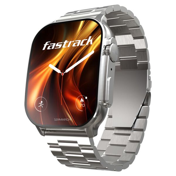 Fastrack Revoltt FS2 Pro (Metal) 1.96" Super AMOLED Smart Watch Metal Body with 1000 Nits Brightness SpO2 - image number 0