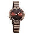 Fastrack Vyb Diva Quartz Analog Brown Dial Metal Strap Watch For Girls - image number 2