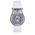 Fastrack Quartz Analog Silver Dial Leather Strap Watch for Girls - image number 0