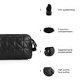 Black Quilted Sling Bag - image number 7