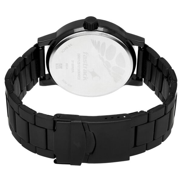 Fastrack Road Trip Quartz Analog Blue Dial Stainless Steel Strap Watch for Guys - image number 4