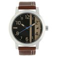 Fastrack Bare Basics Quartz Analog Black Dial Leather Strap Watch for Guys - image number 0
