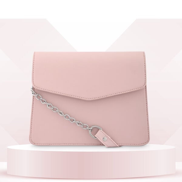 Fastrack Powder Pink Party Sling Bag for Women - image number 0