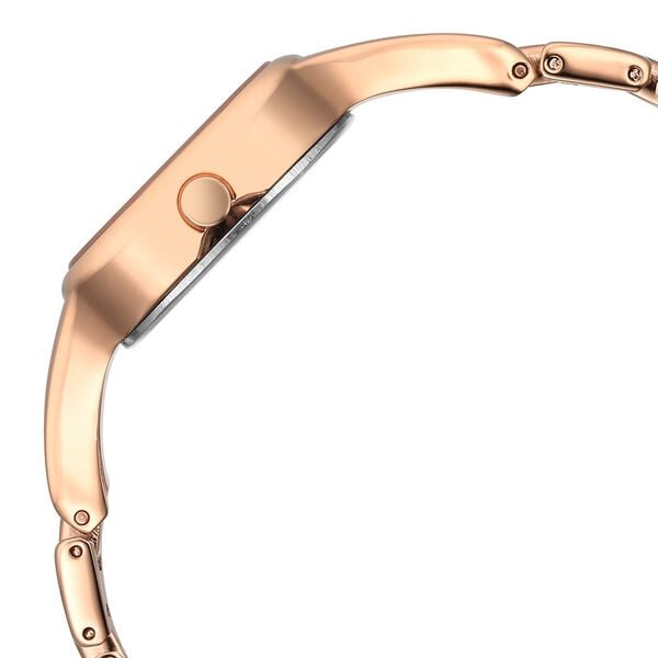 Fastrack Pulse Quartz Analog Mother Of Pearl Dial Rose Gold Metal Strap Watch For Girls - image number 3