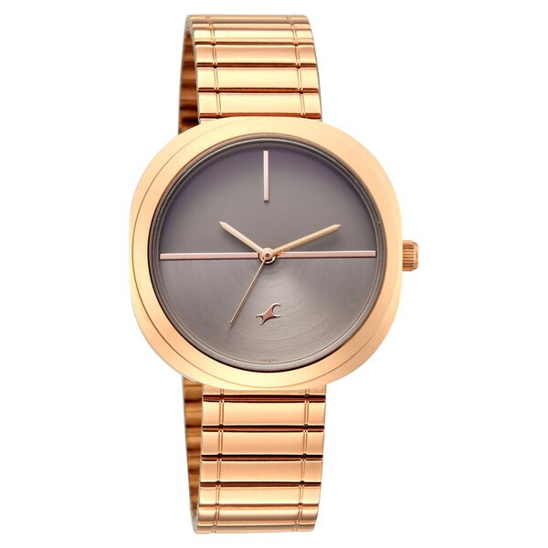 Fastrack 9 to Fine Analog with Grey Dial Metal Strap Watch for Girls - image number 1
